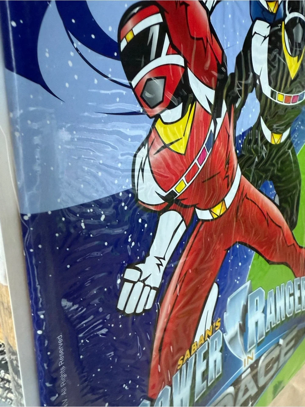 Vintage 1998 Power Rangers in Space Party Centerpiece Happy Birthday Party